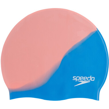 SPEEDO MULTI COLOR SILICONE Swim Cap Blue/Pink 0